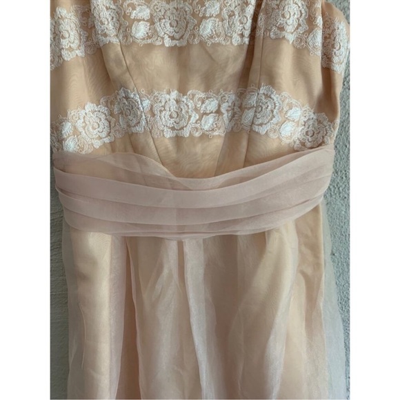 Laundry by Shelli Segal Embroidered Lace Ballerina Ballet Style Dress - Picture 3 of 3